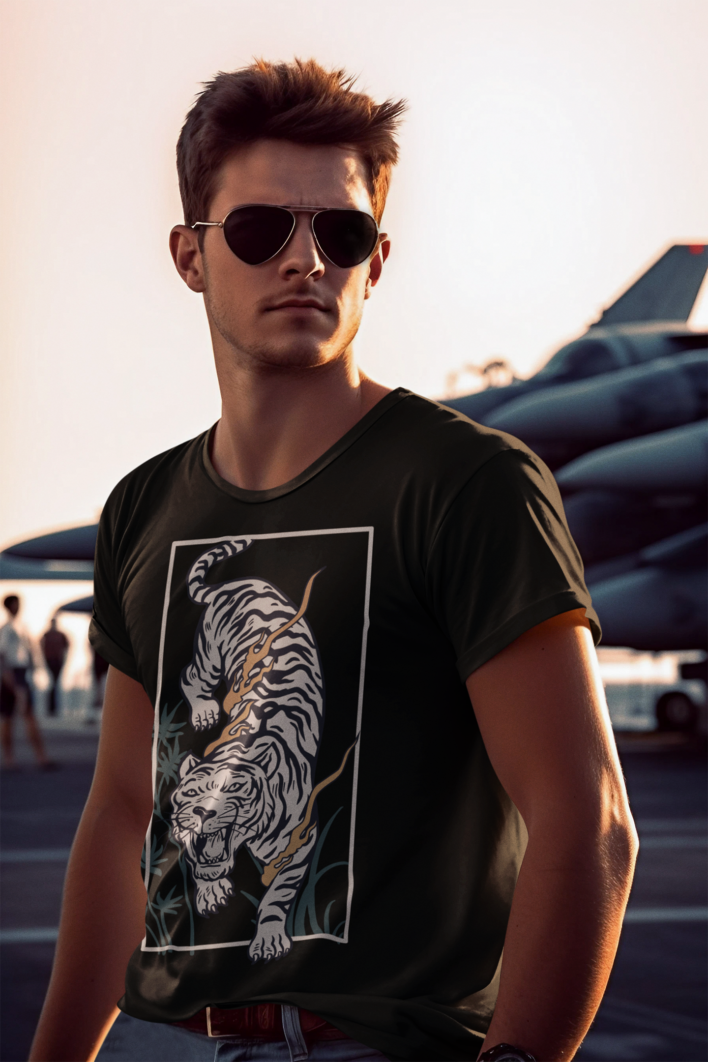White Tiger - t-shirt