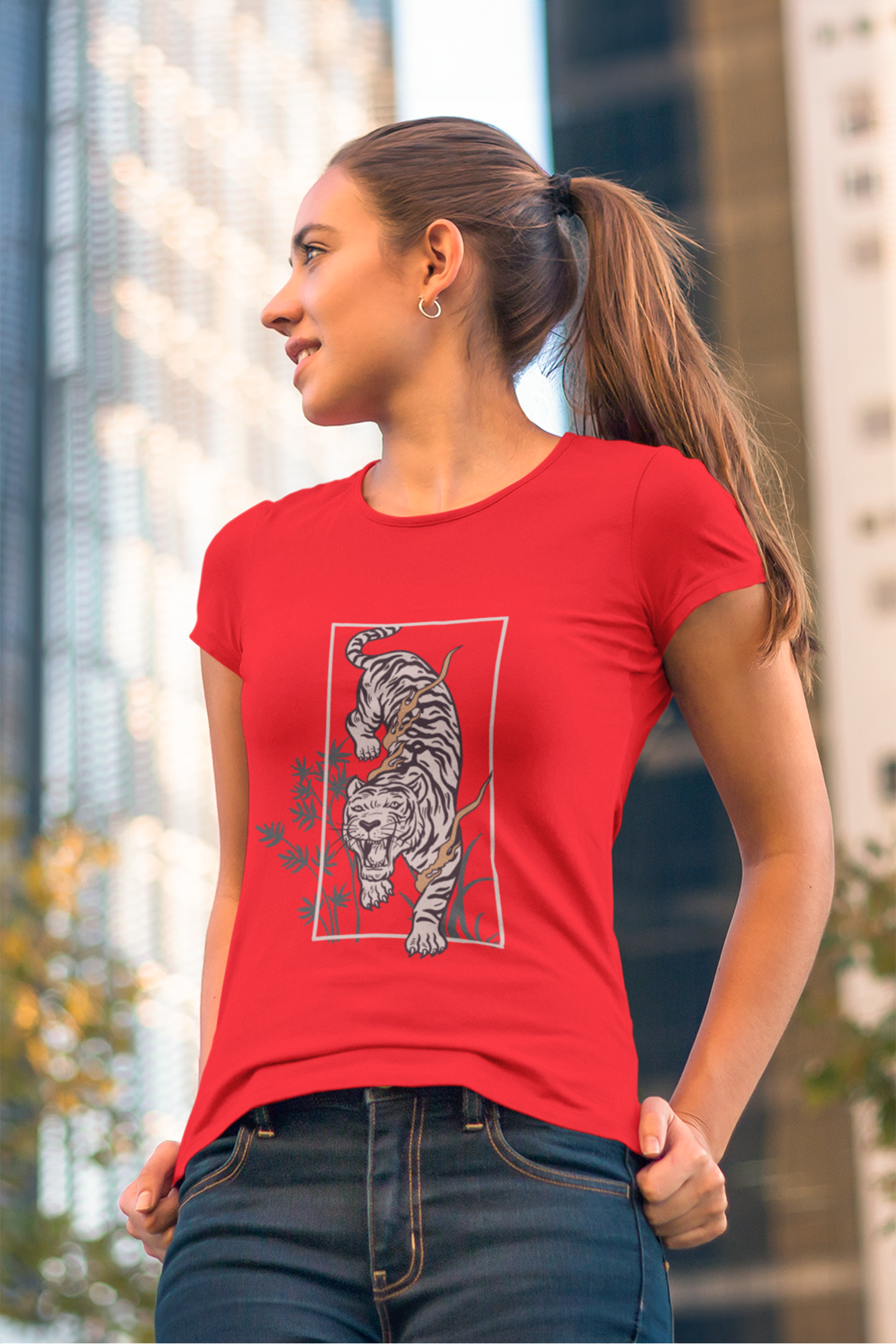 White Tiger - t-shirt